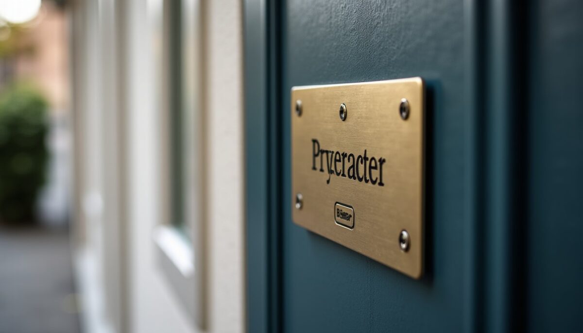 L'importance stratégique des plaques de porte en milieu professionnel